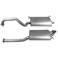 STANDARD CENTRE & REAR MUFFLER FITS FORD FALCON BA BF 4.0L 6CYL SEDAN