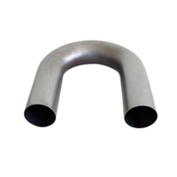 1.75" 44MM X 180 DEGREE MANDREL BEND MILD STEEL EXHAUST PIPE
