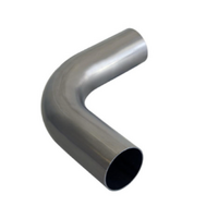 2.25" 57MM X 90 DEGREE MANDREL BEND MILD STEEL EXHAUST PIPE