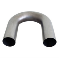 2.5" 63MM X 180 DEGREE MANDREL BEND MILD STEEL EXHAUST PIPE