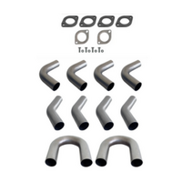 2 1/2" 63MM MILD STEEL MANDREL BEND KIT (2 x 180 4 x 90 4 x 45)