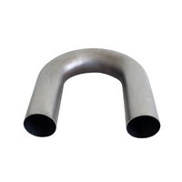 3" 76MM X 180 DEGREE MANDREL BEND MILD STEEL EXHAUST PIPE 3" 76MM X 180 DEGREE MANDREL BEND MILD STEEL EXHAUST PIPE