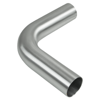 3" 76MM X 90 DEGREE ALUMINIUM ALLOY MANDREL BEND (MB30090AAB) 3" 76MM X 90 DEGREE ALUMINIUM ALLOY MANDREL BEND (MB30090AAB)