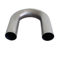 3.5" 89MM X 180 DEGREE MANDREL BEND MILD STEEL EXHAUST PIPE (MB350180) 3.5" 89MM X 180 DEGREE MANDREL BEND MILD STEEL EXHAUST PIPE (MB350180)