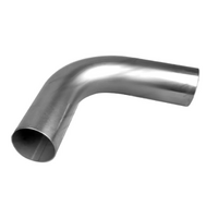 5" 127MM X 90 DEGREE MANDREL BEND MILD STEEL EXHAUST PIPE (MB50090)