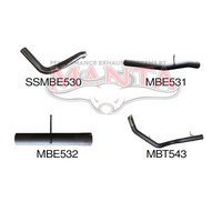 MANTA 4" TURBO BACK EXHAUST SYSTEM FITS FORD F250 7.3L V8 TD LWB 2003-2006 (MKFD0259)