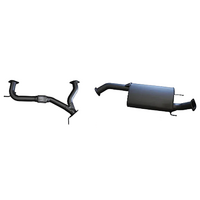MANTA 3" MID SECTION WITH CENTRE MUFFLER FITS NISSAN PATROL Y62 5.6L V8 2012-ON