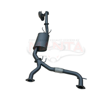 MANTA 3" CAT BACK EXHAUST SYSTEM WITH BIMODAL FITS NISSAN PATROL Y62 WARRIOR 5.6L V8 2023-2025 - LARGE MUFFLER (MKNI0122)