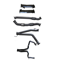 MANTA 3" TWIN TURBO BACK EXHAUST SYSTEM (L & R EXIT) WITH CATS/NO MUFFLERS FITS TOYOTA LANDCRUISER VDJ200R 2007-2015 (MKTY0050)
