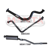 MANTA MANIFOLD BACK 2.5"  EXHAUST SYSTEM FITS TOYOTA LANDCRUISER HZJ79R 4.2L 1HZ 1999-2007 (MKTY0071)