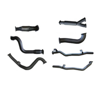 MANTA 3" TWIN TURBO BACK EXHAUST SYSTEM WITH CAT/HOTDOG FITS TOYOTA LANDCRUISER VDJ79R 4.5L V8 SINGLE CAB 2007-2016 (MKTY0094)