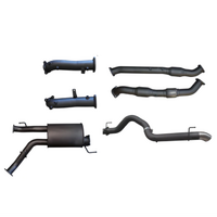 MANTA 3" TWIN INTO SINGLE 4" TURBO BACK EXHAUST SYSTEM NO CATS/1 MUFFLER FITS TOYOTA LANDCRUISER VDJ200R 2015-2021 (MKTY0110)