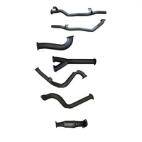 MANTA 3" TWIN TURBO BACK EXHAUST SYSTEM WITH CAT/PIPE ONLY FITS TOYOTA LANDCRUISER VDJ79R 4.5L V8 SINGLE CAB 2007-2016 (MKTY0118)