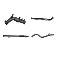 MANTA 3" TURBO BACK EXHAUST SYSTEM WITH CAT/HOTDOG FITS TOYOTA HILUX GUN126R 2.8L N80 2015-ON (MKTY0142)