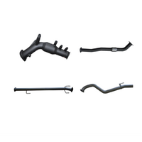 MANTA 3" TURBO BACK EXHAUST SYSTEM WITH CAT/PIPE ONLY FITS TOYOTA HILUX GUN126R 2.8L N80 2015-ON (MKTY0143)
