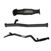 MANTA 3" TURBO BACK EXHAUST SYSTEM WITH NO CAT/HOTDOG FITS TOYOTA LANDCRUISER VDJ76R 4.5L V8 WAGON 2016-ON