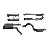 MANTA 3" TWIN INTO SINGLE 4" TURBO BACK EXHAUST NO CATS & 2 MUFFLERS FITS TOYOTA LANDCRUISER VDJ200R 2015-2021 (MKTY0173)