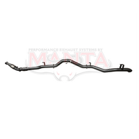 MANTA 4" TURBO BACK EXHAUST SYSTEM FITS TOYOTA LANDCRUISER VDJ79R 4.5L V8 DUAL CAB 2012-2016 - CAT/PIPE ONLY (MKTY0197)