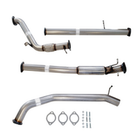 PERFORM-EX 3" STAINLESS STEEL NO CAT/HOTDOG TURBO BACK EXHAUST SYSTEM FITS MAZDA BT-50 3.2L 5CYL 2011-2015