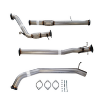 PERFORM-EX 3" STAINLESS STEEL CAT/PIPE ONLY TURBO BACK EXHAUST SYSTEM FITS MAZDA BT-50 3.2L 5CYL 2011-2015