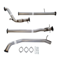 PERFORM-EX 3" STAINLESS STEEL NO CAT/PIPE ONLY TURBO BACK EXHAUST SYSTEM FITS MAZDA BT-50 3.2L 5CYL 2011-2015