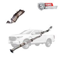 PERFORM-EX 3" STAINLESS STEEL TURBO BACK EXHAUST SYSTEM WITH DPF DUMMY FITS MAZDA BT-50 RG 3.0L 4CYL 7/2020-ON - HOTDOG