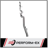 PERFORM-EX 3" STAINLESS STEEL DPF BACK PIPE ONLY EXHAUST SYSTEM FITS MAZDA BT-50 RG 3.0L 4CYL 7/2020-ON