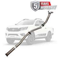 PERFORM-EX SS 3" DPF BACK EXHAUST WITH PIPE ONLY FITS NISSAN NAVARA D23 NP300 2.3L 4CYL (NI222-POSS)
