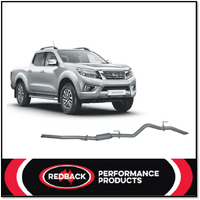 REDBACK 3" 409 STAINLESS STEEL DPF BACK EXHAUST SYSTEM FITS NISSAN NAVARA D23 NP300 2.3L TD