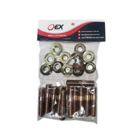 EXHAUST MANIFOLD STUD & NUT KIT FITS TOYOTA LANDCRUISER FZJ79R 4.5L 1FZ