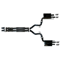 PACEMAKER 3" CAT BACK EXHAUST WITH QUAD TIPS FITS FORD MUSTANG FN 6TH GEN 5.0L V8 COYOTE 2018-2023 (PP4178-55)