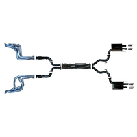 PACEMAKER HEADERS, CATS AND 3" CATBACK EXHAUST FITS FORD MUSTANG FO S650 7TH GEN 5.0L V8 COYOTE 7/2023-ON (PP4182-56)