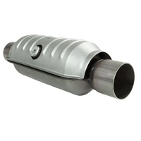 UNIVERSAL EURO 5 ROUND CAT CONVERTER - 2.25" (57MM) 400 CPSI WITH CENTRE O2 (SA5225R2C)
