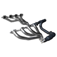 MANTA CERAMIC EXTRACTORS CATS & Y-PIPE KIT FITS CHEVROLET SILVERADO 1500 ZR1 ZR2 6.2L V8 (SSMKCH0007)