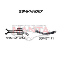 MANTA CATBACK EXHAUST SYSTEM FITS HOLDEN COMMODORE VT VX VY VZ 5.7L 6.0L V8 SEDAN (SSMKHN0117)