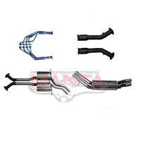 MANTA ENGINE BACK STAINLESS STEEL EXHAUST SYSTEM FITS HOLDEN COMMODORE VT VX VY VZ 5.7L 6.0L V8 SEDAN (SSMKHN0124)