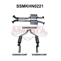 MANTA 3" CATBACK EXHAUST SYSTEM FITS HSV MALOO VY 5.7L V8 UTE 10/2002-9/2004 (SSMKHN0221)