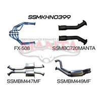 MANTA ENGINE BACK EXHAUST SYSTEM FITS HOLDEN COMMODORE VT VX VY VZ 5.7L 6.0L V8 SEDAN (SSMKHN0399)