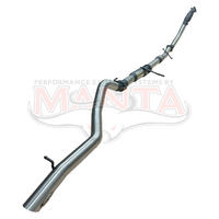 MANTA 3" TURBO BACK EXHAUST SYSTEM WITH CAT/HOTDOG FITS MITSUBISHI PAJERO SPORT QE QF QG 2.4L 4N15 4CYL 2015-2024 (SSMKMI0035)