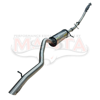 MANTA 3" TURBO BACK EXHAUST SYSTEM WITH CAT/MUFFLER FITS MITSUBISHI PAJERO SPORT QE QF QG 2.4L 4N15 4CYL 2015-2024 (SSMKMI0036)