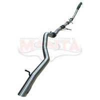 MANTA 3" TURBO BACK EXHAUST SYSTEM WITH NO CAT/NO MUFFLER FITS MITSUBISHI PAJERO SPORT QE QF QG 2.4L 4N15 4CYL 2015-2024 (SSMKMI0037)