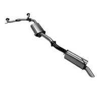 MANTA 3" STAINLESS STEEL CAT BACK EXHAUST WITH 2 MUFFLERS FITS NISSAN PATROL Y62 5.6L V8 2012-ON (SSMKNI0074)