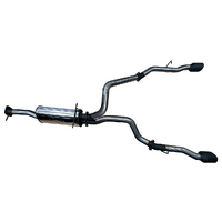 MANTA 3" STAINLESS STEEL CAT BACK EXHAUST FITS RAM 1500 DT 5.7L V8 2020-ON (BLACK TIPS)