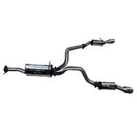 MANTA 3" STAINLESS STEEL CAT BACK EXHAUST WITH REAR RESONATORS FITS RAM 1500 DT 5.7L V8 2020-ON