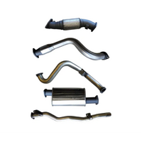MANTA 3" STAINLESS STEEL TURBO BACK EXHAUST SYSTEM WITH CAT/MUFFLER FITS TOYOTA LANDCRUISER VDJ79R 4.5L V8 SINGLE CAB 2007-2016 (SSMKTY0004)