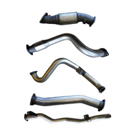 MANTA 3" STAINLESS STEEL TURBO BACK EXHAUST SYSTEM WITH CAT/PIPE ONLY FITS TOYOTA LANDCRUISER VDJ79R 4.5L V8 SINGLE CAB 2007-2016 (SSMKTY0006)