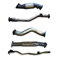 MANTA 3" STAINLESS STEEL TURBO BACK EXHAUST SYSTEM WITH CAT/HOTDOG FITS TOYOTA LANDCRUISER VDJ79R 4.5L V8 DUAL CAB 2012-2016 (SSMKTY0011)