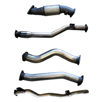 MANTA 3" STAINLESS STEEL TURBO BACK EXHAUST SYSTEM WITH CAT/NO MUFFLER FITS TOYOTA LANDCRUISER VDJ79R 4.5L V8 DUAL CAB 2012-2016 (SSMKTY0012)