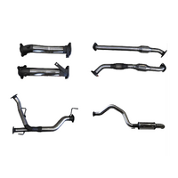 MANTA 2.5" TWIN INTO 3" SS TURBO BACK EXHAUST SYSTEM WITH CATS/1 MuUFFLER FITS TOYOTA LANDCRUISER VDJ200R 2007-2015 (SSMKTY0039)