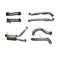 MANTA 3" TWIN INTO SINGLE 4" STAINLESS STEEL TURBO BACK EXHAUST SYSTEM WITH CATS/1 MUFFLER FITS TOYOTA LANDCRUISER VDJ200R 2007-2015 (SSMKTY0053)